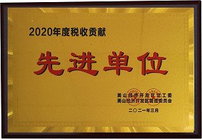 2020年度稅收貢獻先進單位