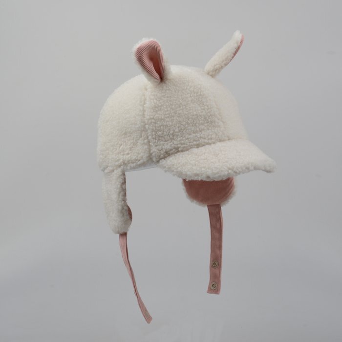兔子造型保暖帽定做
